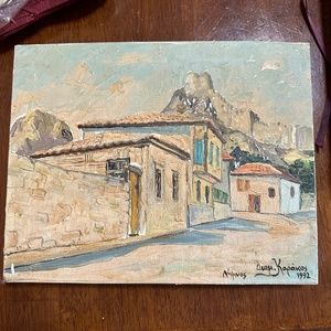 Painting Greek Village